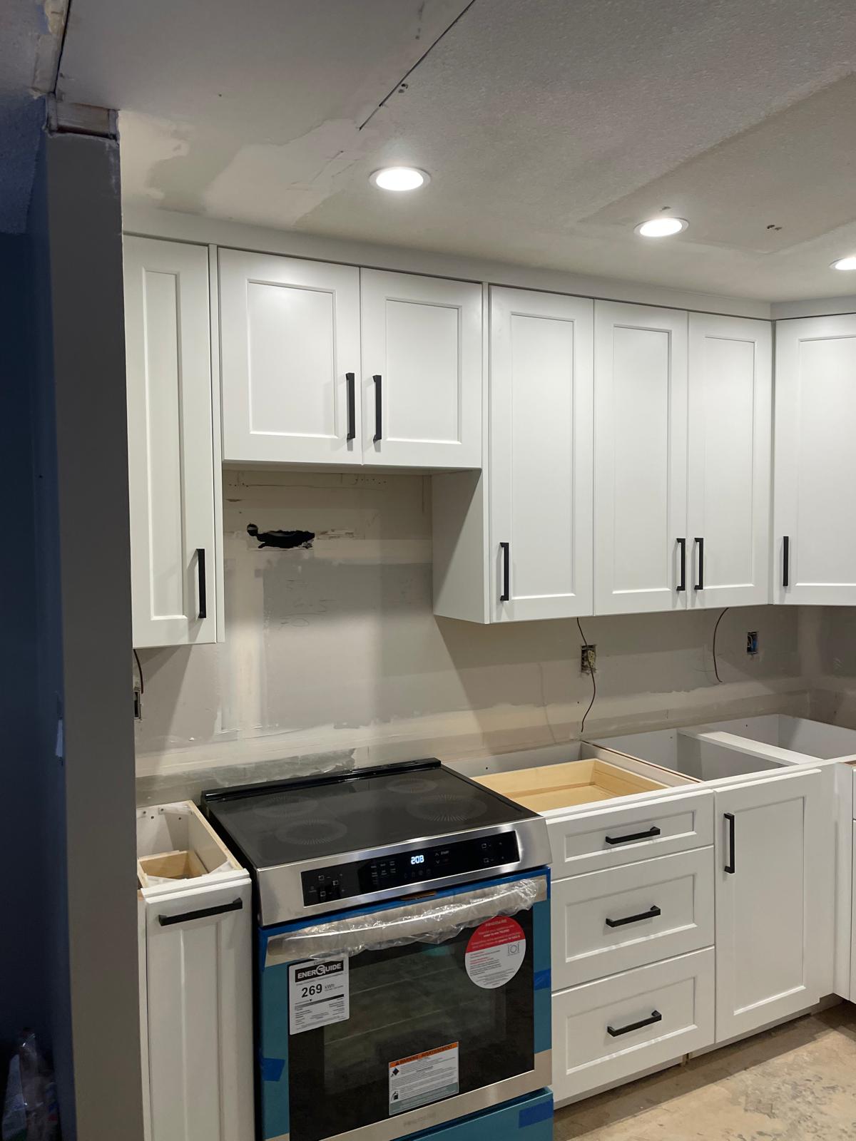 Kitchen cabinet detail